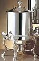 Bon Chef Silver Renaissance Petite Marmite with Hinged Lid - 8 Quart.