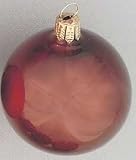 Club Pack Of 80 Chocolate Pearl Glass Ball Christmas Ornaments 1.5