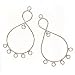 Sterling Silver Teardrop Chandelier Earrings Findings 40mm