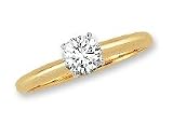 enlarged image: 1/10 ct. Brilliant Diamond Solitaire (Size 6.5)