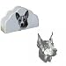 Doberman Pinscher Napkin Holder, Porcelain by Rosalinde