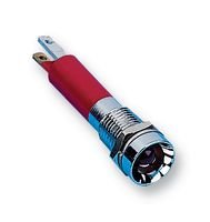 Cml Innovative Technologies Panel Mount Indicator, Led, 8Mm, Red, 24V - 19050353