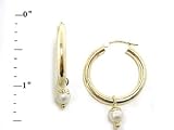 Akoya Pearl Earrings in 14K Yellow Gold