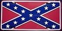 Confederate Flag License Plate