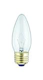 SLI 60471 - 25 Watt Torpedo Decorative Light Bulb, Medium Base, Clear