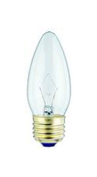 40 Watt Torpedo Decorative Light Bulb, Medium Base, Clear
