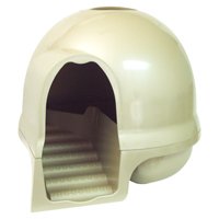 Dome, Cleanstep Cat Box, Titanium