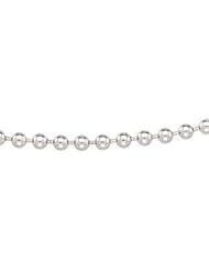 Hollow Bead Chain Sterling Silver Ch279 18 Inch