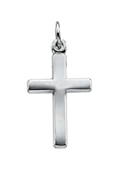Cross Pendant Platinum 16.50X12.00 mm