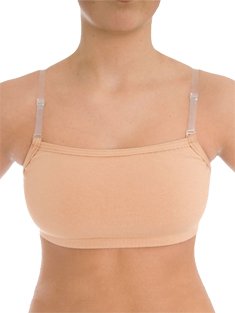 Sports Bra Camilsole Style Clear Strap
