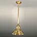 Barn Pendant Antique Brass Medium Base Socket