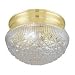 Tools & Hardware : Single Light Ceiling Fixture, Polished Brass