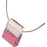 Val Saint Lambert Crystal Jewelry Lingo Pendant