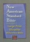 NASB Large Print Ultrathin Reference Bible (Black, Bonded Leather)