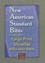 NASB Large Print Ultrathin Reference Bible (Black, Genuine Leather)