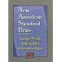 NASB Large Print Ultrathin Reference Bible (Black, Genuine Leather)