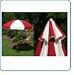 Fiberlite Beach Umbrella Vented - Toast