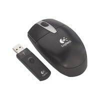 Logitech Cordless Optical Mouse for Notebooks Black LE - Mouse - optical - wireless - USB - black