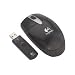 Logitech Cordless Optical Mouse for Notebooks Black LE - Mouse - optical - wireless - USB - black