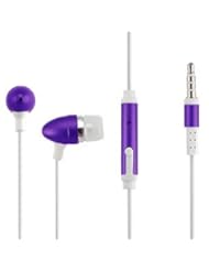 For Apple IPhone 5c / 5s / 5 / 4s / 4 / 3gs / 3g / Headset / headphone PURPLE
