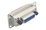 Reverse Entry IEEE-488 Bulkhead Adapter, Female / Female, Connector Orientation: Reverse