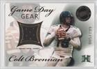 2008 Press Pass SE Game Day Gear Jerseys Gold #GDGCB - Colt Brennan/199