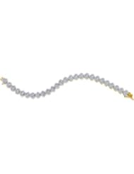 6.75CTW DIAMOND FLOWER BRACELET 14K Yellow-gold Real Charm Pendant