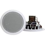 Pyle 8 300-Watt 2-Way In-Ceiling Speaker - With 70V Transformer