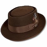 Stacy Adams Men's Wool Rocker Fedora