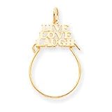 10k Live Love Laugh Charm Holder