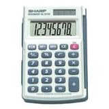 Sharp EL243SB Handheld Calculator with Hard Cover