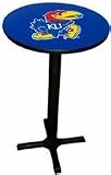 Kansas Jayhawks Varsity 24" Laminate Pub Table with a Black Base