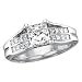 18kt. White Gold, 1 1/2 ct. tw. Diamond Engagement Ring