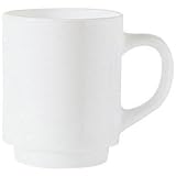 Arcoroc Mug Stack White 8 Ounce (07-0467) Category: Cups and Mugs by 