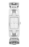 DKNY White Ceramic D Link Bracelet Women's watch #NY8545
