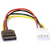 Ack-sata Power Cable 8INCH Rohs Serial Ata Pwr Cable 15 To 4PIN