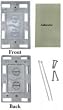 Single Gang Surface Mount Box, White