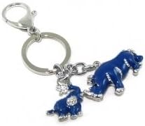 Blue Rhino and Elephant Key chain-Protection from Robbery