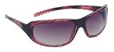 Angel Sofia Sunglasses - Strawberry Demi Burgundy - Smoke Gradient by