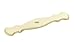 Tools & Hardware : Amerock The Anniversary Collection 3 5/8" Knob Backplate Sterling Brass