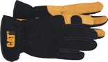 CAT GLOVES and RAINWEAR-BOSS MFG Premium Leather Gloves With Gel Pad In Palm