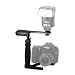 Electronics : Custom Brackets CB Junior Kit, with CN-JR Flash Anti-Twist Bar & AT Camera Anti-Twist, for all Canon, Nikon and Fuji Digital & Medium Format Cameras