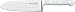 Mundial 5100 Series 7 Inch Santoku Knife with Hollow Edge White