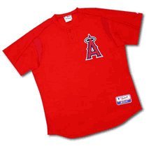 Los Angeles Angels of Anaheim Authentic MLB Batting Practice Jersey by Majestic