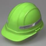 ANSI Reflective Hard Hat Strips - 7 Strips Per Sheet White (Lot of 6 Sheets)