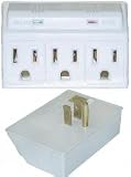 Surge Protector 3 Outlet Plug in MOV 270 Joules LED Power Indicator