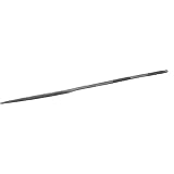 魚地球印　精密ヤスリ　半丸　荒さ#3(少し荒い)　140mm 1/2Round [04-1202]