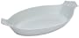 Apilco 18-by-10-Inch Double-Handled Oval Porcelain Au Gratin Dish