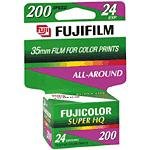 Fujifilm 200 Speed 35mm Color Print Film (24 Exposures)
