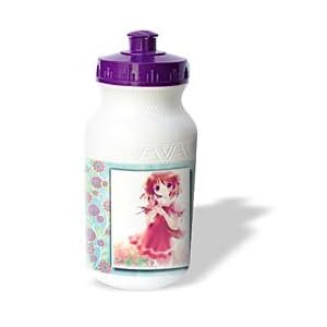 Susan Brown Designs General Themes - Anime Girl - Water Bottles